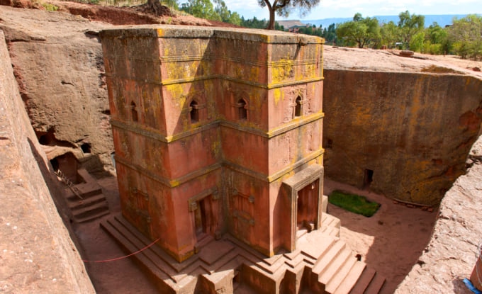 Church of St. George, UNESCO World heritage, Lalibela, Ethiopia.