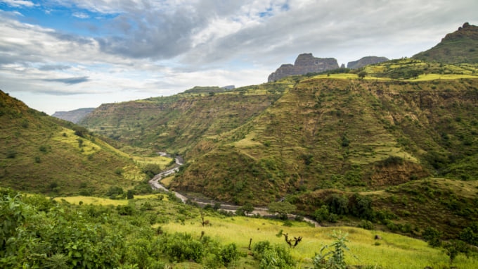 Beautiful landscape of Ethiopia