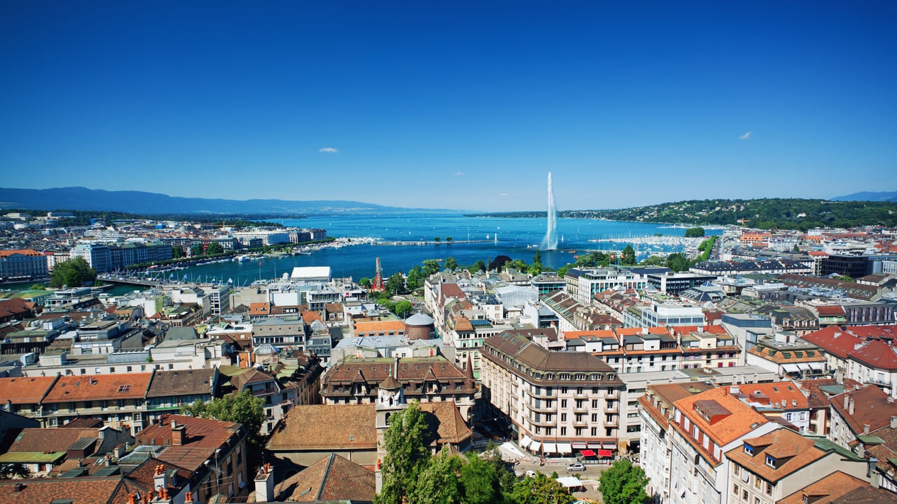 Geneva : A Charming City Located on The Rhone in Switzerland
