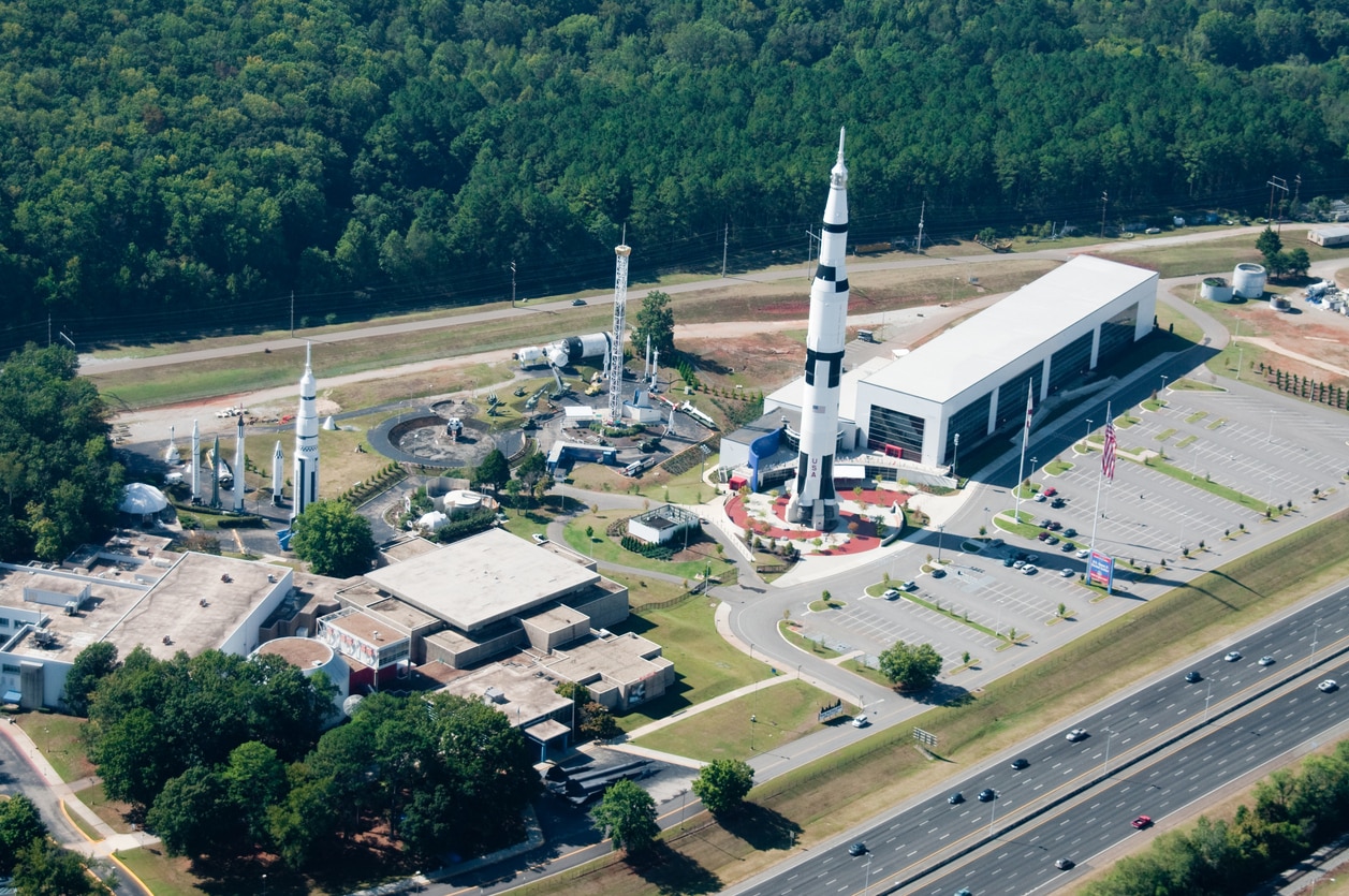 Huntsville : A city famous for thick shady forests of tall pine trees and serves as the county seat of Madison