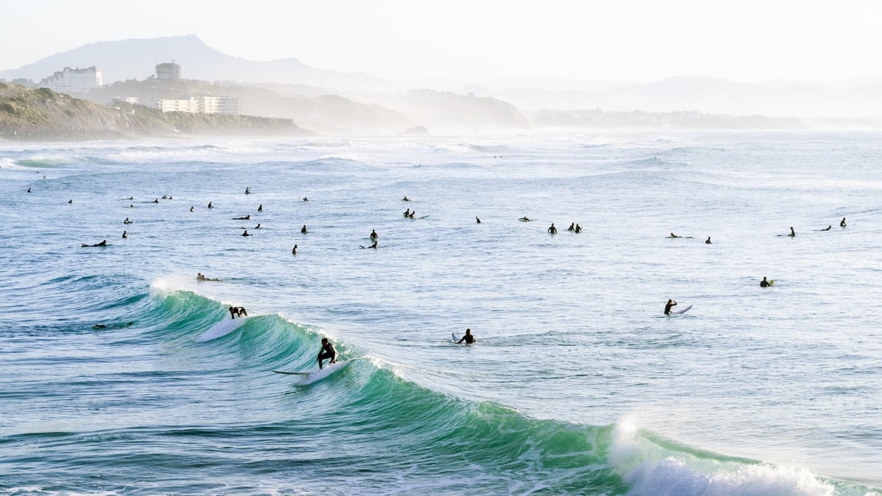 Biarritz : An Elegant Summer Surfing Paradise on the Southwestern Basque Coast of France