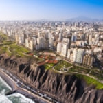 City skyline of Lima, capital of Peru