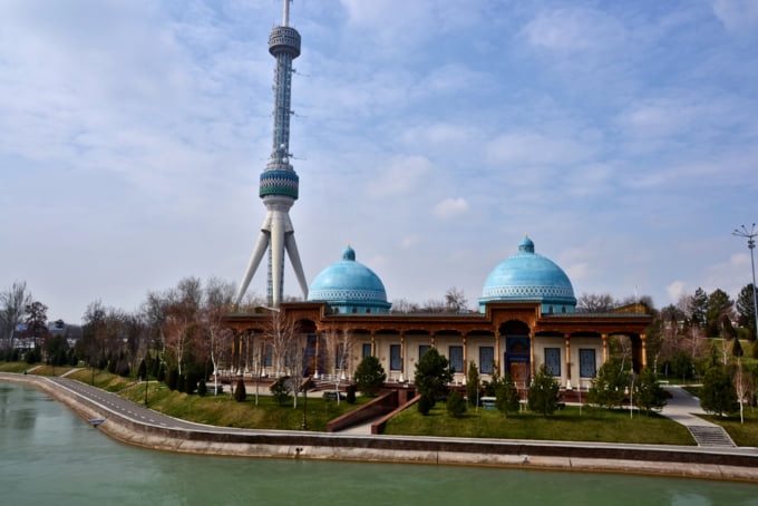 Tashkent TV Tower in Uzbekistan