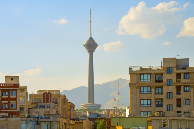 Milad Tower, one of the best views in Tehran