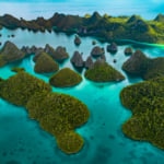 Incredible view of Wayag Island in Indonesia