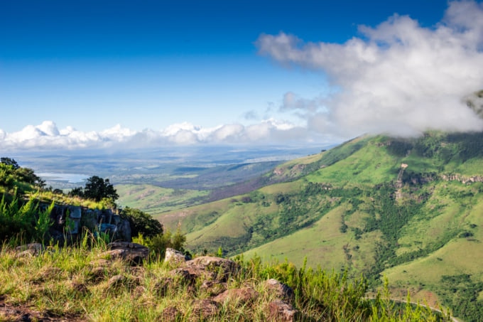 Beautiful scenic view of Amathola Mountains in Hogsback , Eastern Cape, South Africa