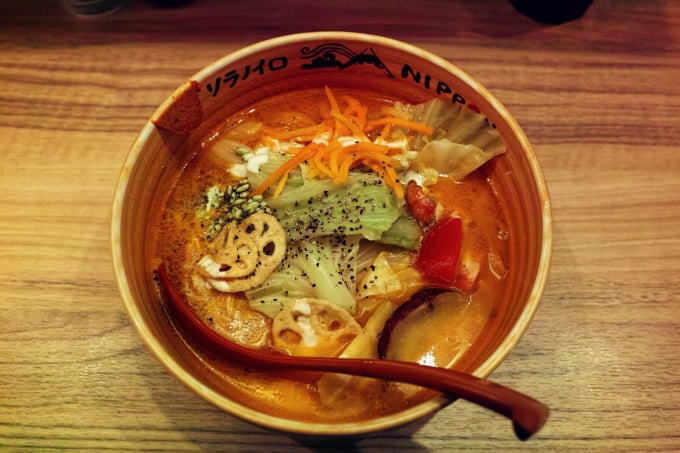 delicious gluten free and vegan ramen in Tokyo