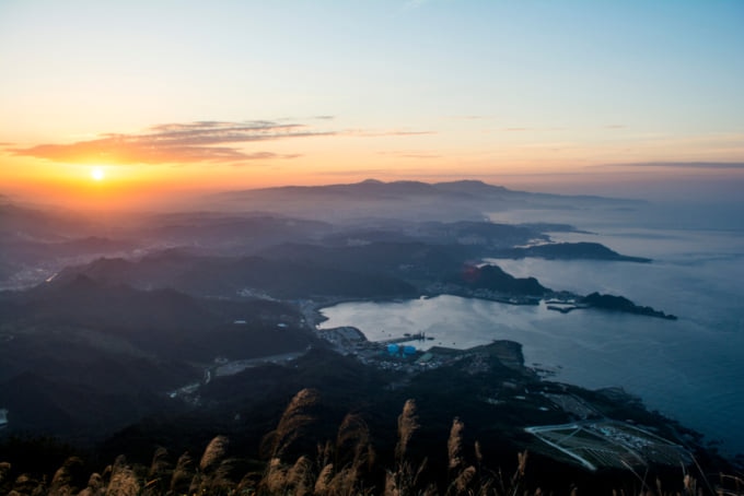 View of Keelung Mountain near Jiufen, Taiwan