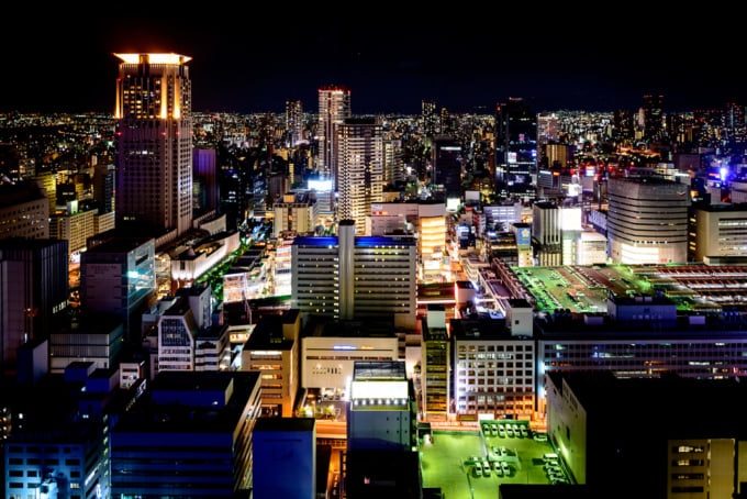 Intercontinental Osaka view