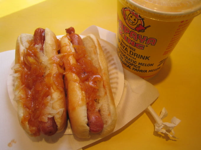 Grey's Papaya Hot Dogs New York