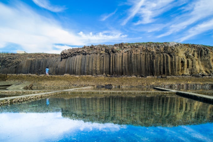 Beautiful basalt scenery in Tongpan Penghu