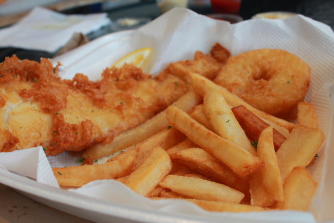 fish and chips in New Zealand