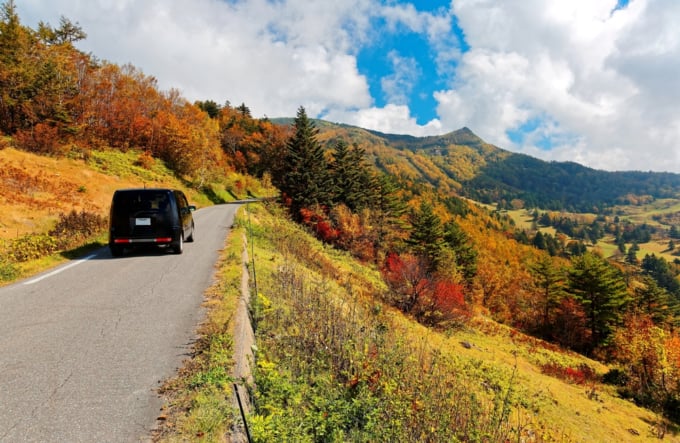 driving in Japan, countryside area