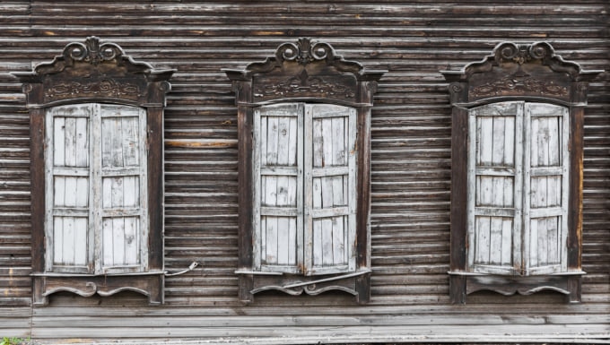 Old Wooden building of Tomsk