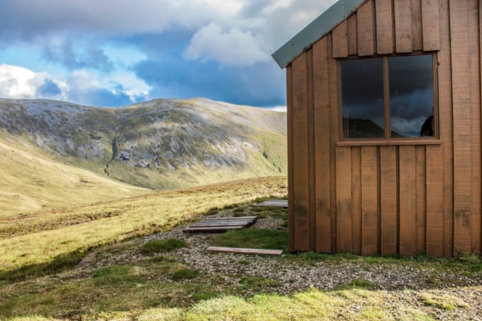 Mountain hut or Bothy in Scotland