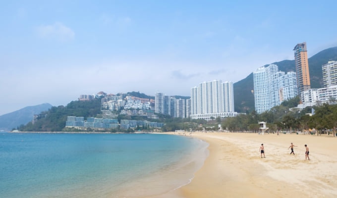 Repulse Bay beach in Hong Kong