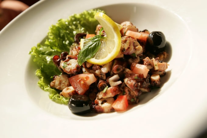 Salata Od Hobotnice, delicious Croatian octopus salad