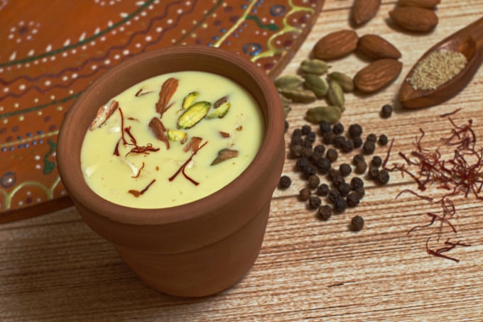 Thandai, Indian drink made during Holi festival