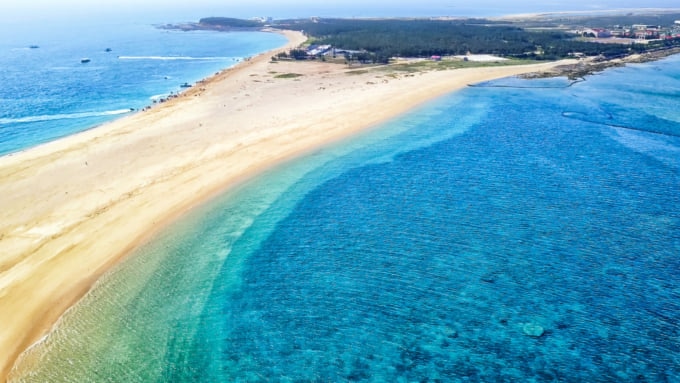 Beautiful Beach Jibei Island in Penghu, Taiwan