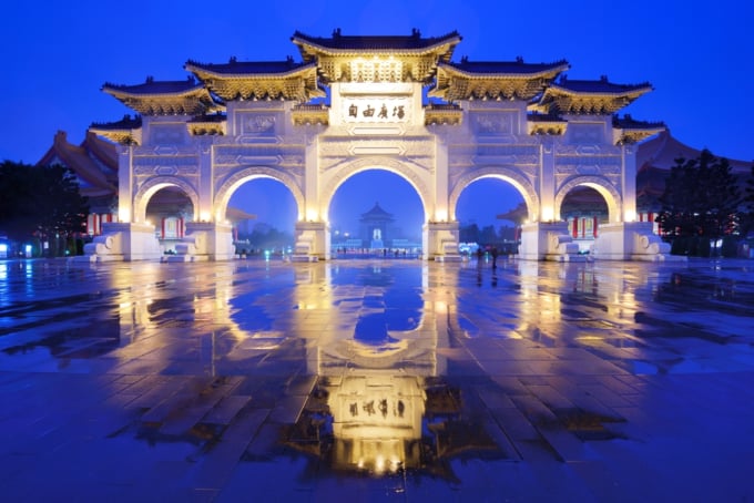 Chang Kai Shek Memorial Hall architecture Taiwan