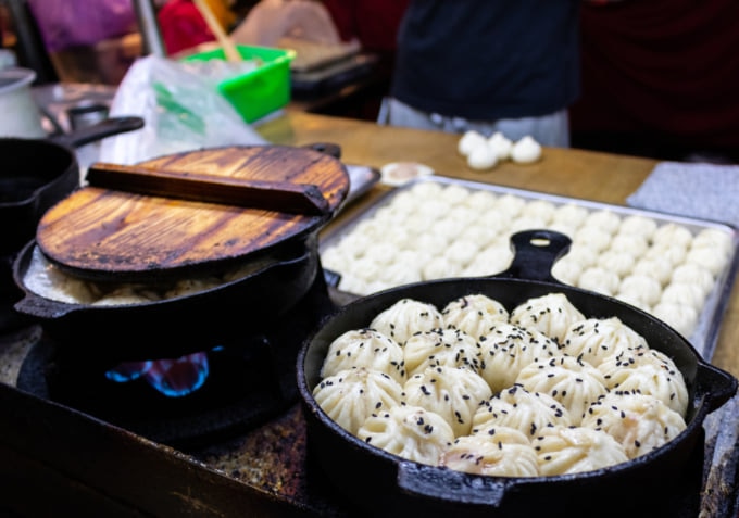Shilin Night Market Michelin star vendor dumplings