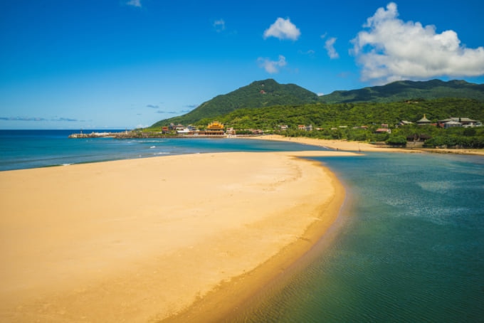 Fulong Popular Beach in Taiwan near Taipei