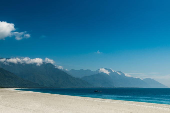 Qixingtan Beach, beautiful scenic beach in Taiwan