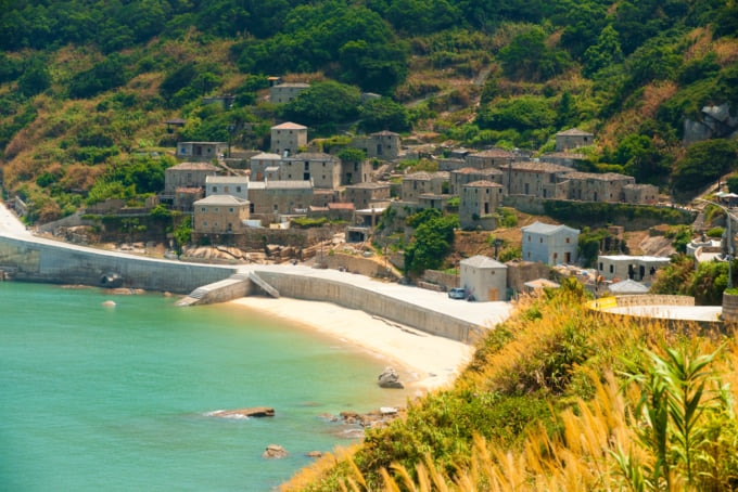 Qinbi Village and Beach in Matsu, Taiwan