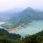 Shihmen Reservoir in Taoyuan Taiwan