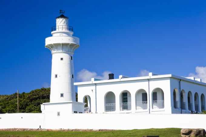 Eluanbi Lighthouse in Kenting National Park, southern point of Taiwan