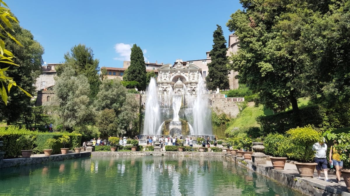 【World Heritage Site】Villa d’Este in Tivoli | Experience the garden of fountains and the healing greenery!