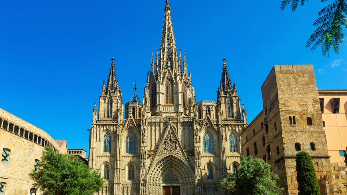 What is the “Cathedral of Santa Eulalia,” said to be the most beautiful in Barcelona?