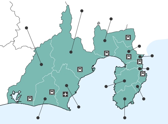 Shizuokaの地図