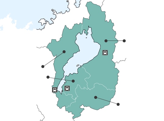Shigaの地図