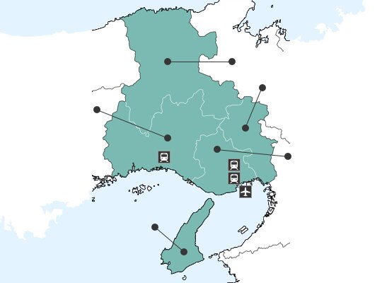 Hyogoの地図