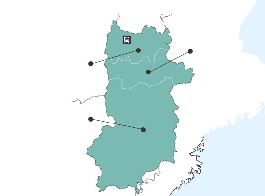 Naraの地図