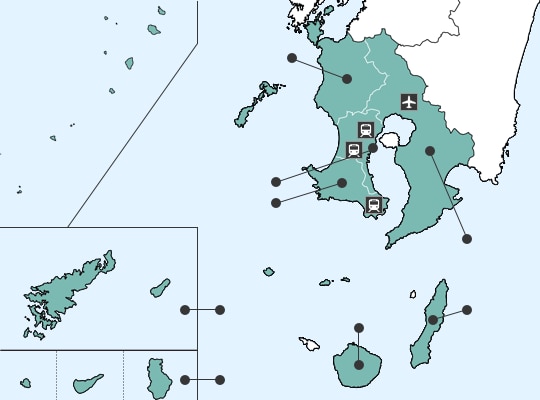 Kagoshimaの地図